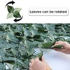 INFRANGE 4' x 8' Artificial Leaf Privacy Fence Screen Laurel
