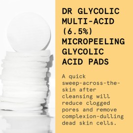 Beauty Pie Dr Glycolic Multi-Acid (6.5%) Micropeeling Glycolic Acid Pads For Exfoliating & Anti-Aging Benefits