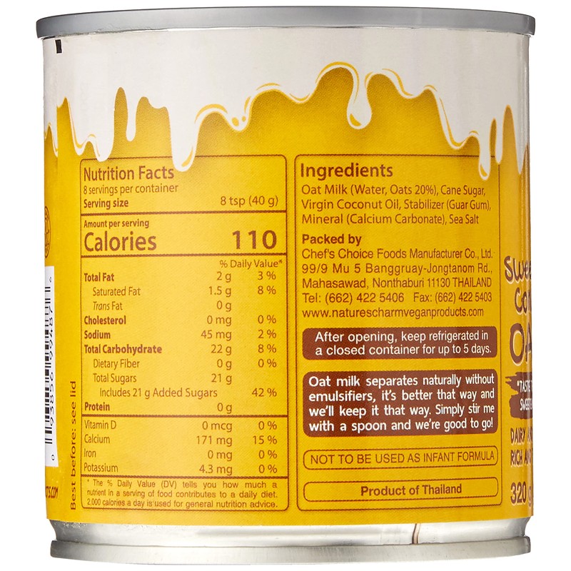 Natures Charm Milk Oat Condensed 11.25 FO