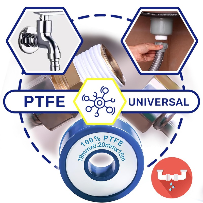 MONTERAL Professional Double Thickness Teflon Grout Tape 15m