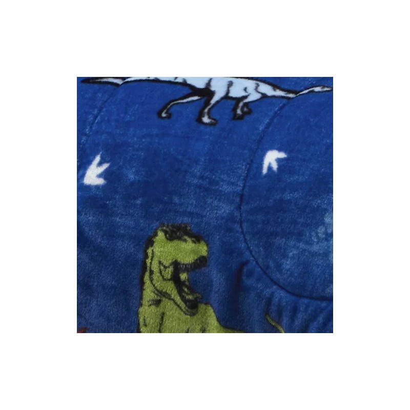 Colchas Elefantito Cobija Colchas Elefantito JURASICO color azul de 220cm