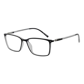 MARE AZZURO Men Reading Glasses Stylish Readers 0 1.0 1.25 1.5 1.75 2.0 2.25 2.5 2.75 3.0 3.5 4.0 5.0 6.0 (Transparent 200)
