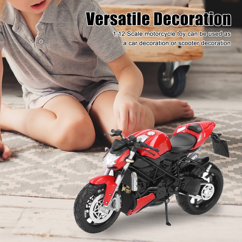 1:12 Scale Alloy Motorcycle Model Realistic Motorcycle Model Kids Moto