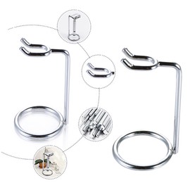 VICASKY Double Shaving and Brush Stand Heavy Duty Holder for Safety and Shave Brush Facilitates Air Drying Fits Models Random Pattern Design