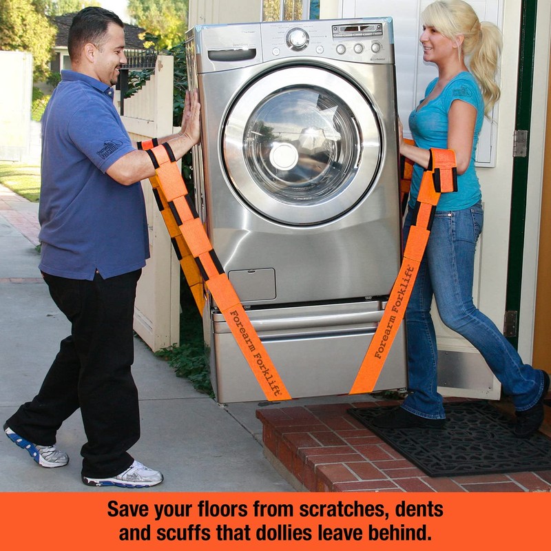 Forearm Forklift 2-Person Lifting and Moving Straps - Lift and