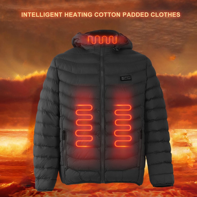 11 Areas Heated Jacket Outdoor USB Electric Heating Jackets Warm