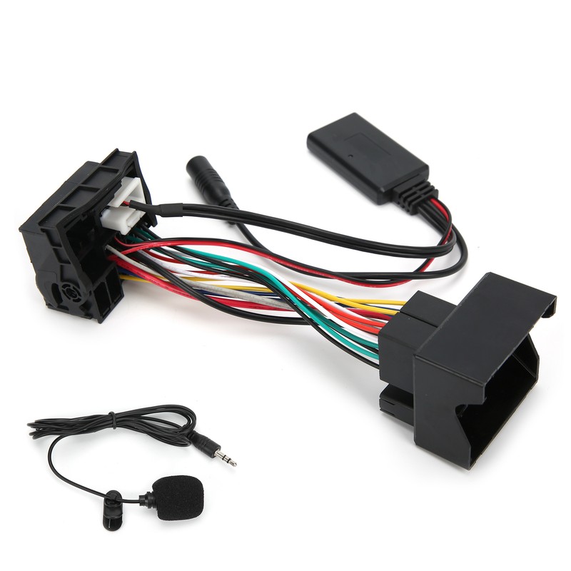 12Pin Bluetooth AUX-IN Cable Stereo Audio Adapter with Microphone Fit