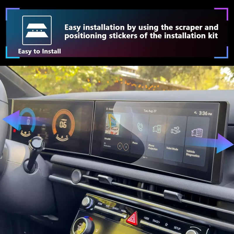 SXCY for 2025 Hyundai Tucson Screen Protector 12.3 Inch for