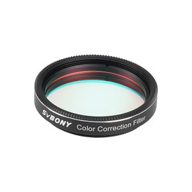 SVBONY SV231 Color Correction Filter, 1.25 inches Telescope Filter, Moon Filter for Planetary Visual and Astrophotography, Correct Edge Chromatic Aberration to Enhance Clarity and Contrast