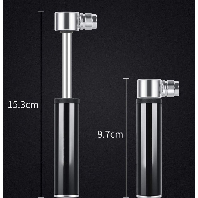 VOANZO High-pressure Bicycle Pull Pump, Mini Portable Cycling Pump Inflatable