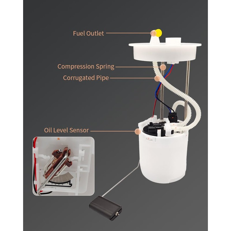 WZruibo 105043401 Fuel Pump Assembly Compatible With Club Car Golf