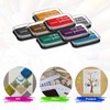 sourcing map 2pcs Finger Ink Pad for Rubber Stamps Craft,