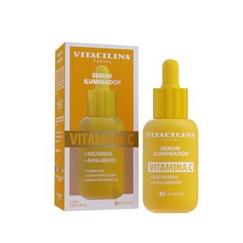 VITACILINA Serum Iluminador con VITAMINA C, NIACINAMIDA y ALPHA ARBUTIN 30 mL, Ilumina y Unifica el Tono, Ayuda a Reducir Manchas. Día y Noche