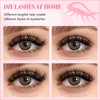 Lashes Cluster 72 Pcs Individual Lashes D Curl 8-16 mm
