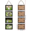 Lavezee 5x7 Hanging Collage Picture Frames Set of 2, Black