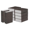 sourcing map 10pcs Coarse Sanding Sponge Blocks 80-100 Grit Foam