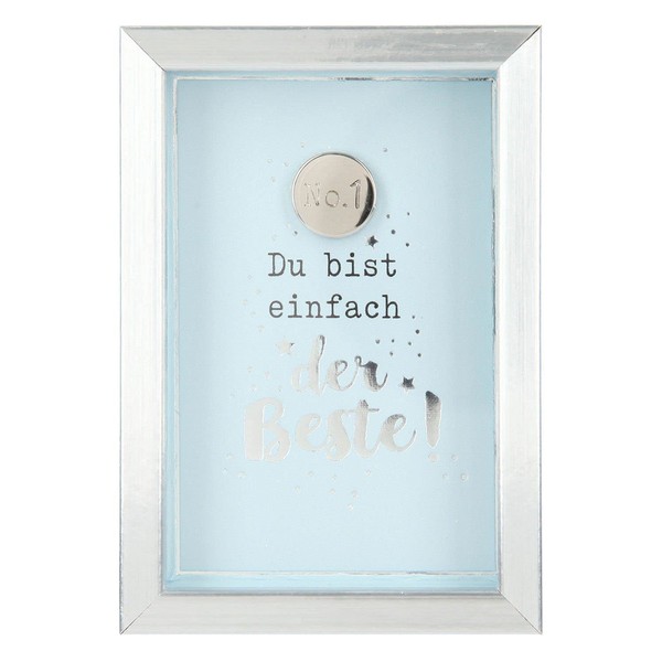 Depesche 11625-014 Photo Frame with Compliment, Small Decorative Frame with