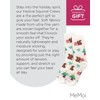 MeMoi Women's Festive Squirrel Crew Socks Oatmeal Heather 9-11