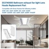 S53740000 Bathroom Fan Light Lens Cover for Broan Nutone Heater