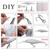 Unpainted Fishing Lure Kit, Hard Artificial Bait, Making Set with