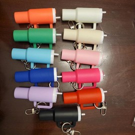 Mini Tumbler (Cup only) with Keychain:_Yellow