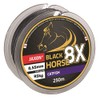 Jaxon Braided Line Black Horse Catfish Catfish Catfish Braided Line 250 m (0.55 mm Load Capacity 95 kg)
