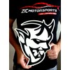 ZIC Motorsports Dodge Challenger Demon Logo Steel Magnet - Black