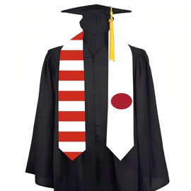 Japan Graduation Stole Graduation Sash Scarf Graduation Gift for Japan International Student