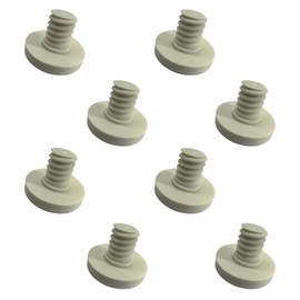8 PCS Replacement Bolts Compatible with Suncast Storage Sheds for Suncast/Craftsman Resin Storage Sheds, Replacement Screws Compatible with Suncast Storage Sheds Shed Accessories (8, White, 3/8)