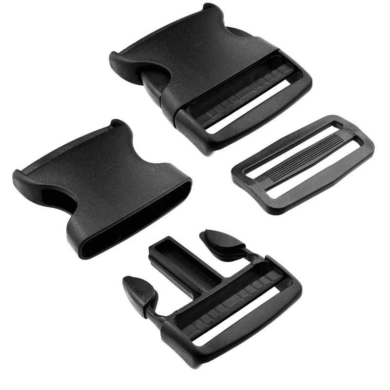 WXJ13 1.5 Inches Plastic Quick Release Buckles Flat Shape Buckles
