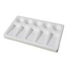 White Plastic Painting Palette with 5 Sloping Wells & 5