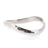 Sovats Ladies Chic Hammered Thumb Ring, Sterling Silver