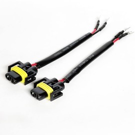 O-NEX 2 adaptadores H11 a H11B para arnés de cableado de coleta, conector hembra adaptador para faros LED HID Retrofit