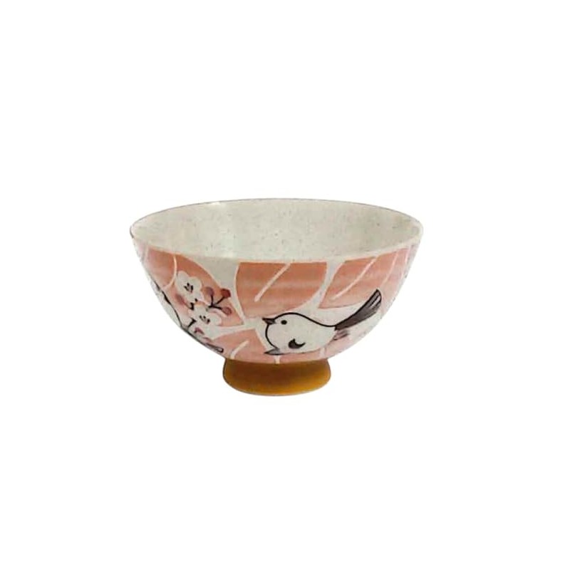 Tanaka Chopsticks Shop No. 511887 Shimaenaga Medium Mino Ware Pink