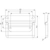 Adam Hall Hardware 3440 M2 AH – Set of 2