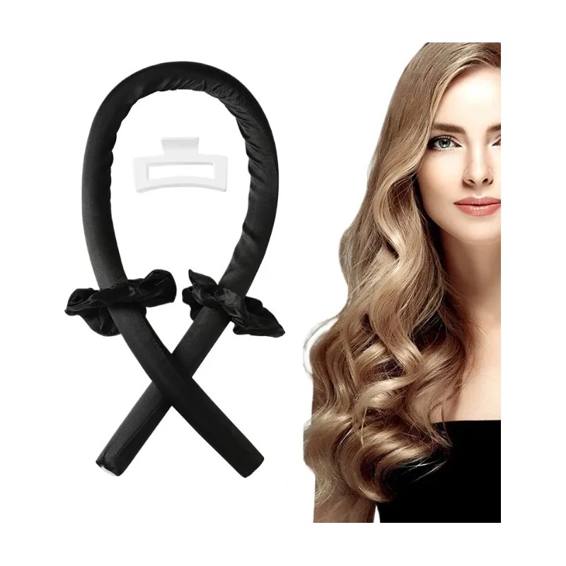Curly Ondas En Cabello Rizos Sin Calor Tubo Con 2