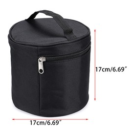 BTSKY Multifunction Marker Case - Zippered Canvas Pen Bag Pencil Organizer Stationary Storage for 80 Markers, Black (NO Compartments Inside)