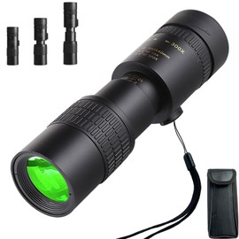 2024 New Upgraded 10-300 x 40 Adult High Power Monocular - Zoom Monocular with BAK4 and FMC Lenses for Olympia, Concerts, Bird Watching, Star Gazing