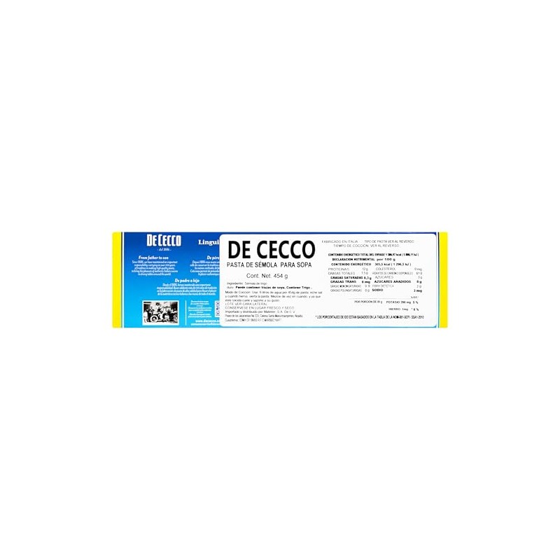 DE CECCO Linguine 454g