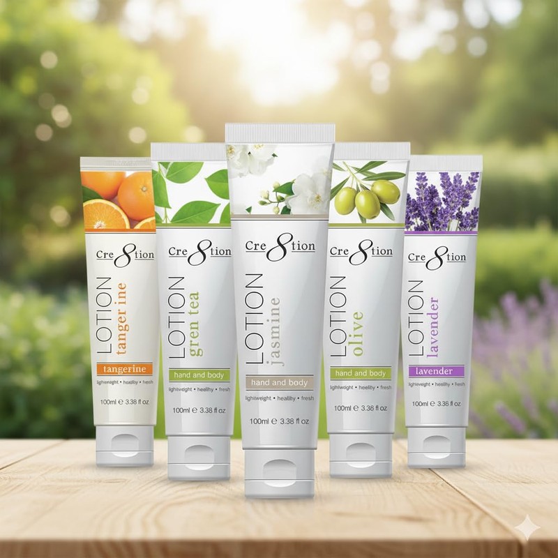 Cre8tion Premium Hand and Body Lotion, Made in Korea (Sample