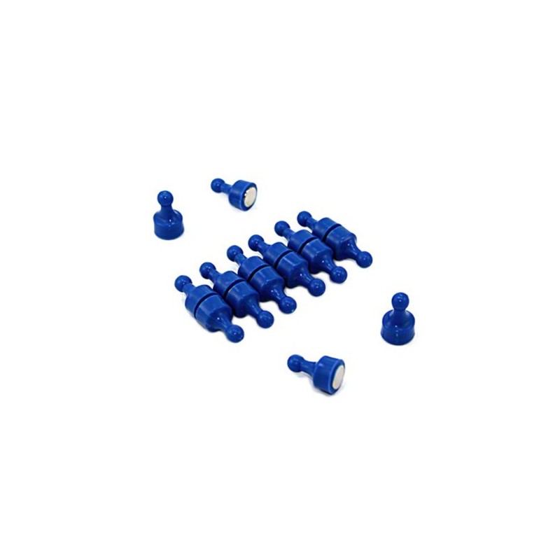 Blue Skittle Magnet for Fridge, Office, Whiteboard, Noticeboard, Filing Cabinet