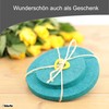 Round Place Mat Felt Coaster in 35 cm, Bordeaux (HF003)