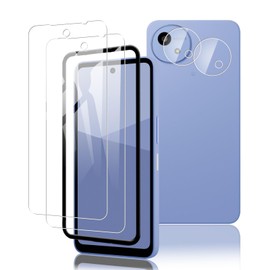 Compatible Aquos Wish5 5G Glass Films Aquos wish 5 SH-52F Protective Films with Guide Frame (Includes 2 Glass Films + 2 Lens Protection Films + 1 Guide Frame) Domestic Asahi Glass Material, Aquos Wish