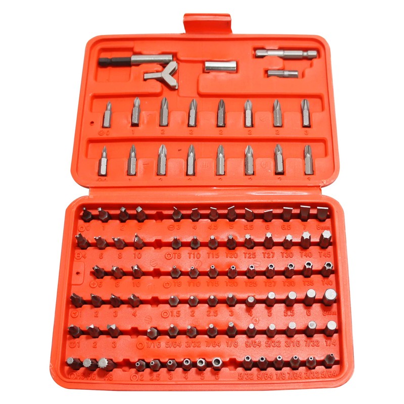 Mayhew Bestway Tools B24380 Screwdriver Insert Bit Set, 100-Piece