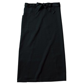 Canvas Sommelier Apron L (Twill Fabric/Length 34.6 inches (88 cm)) GA5588 - blk