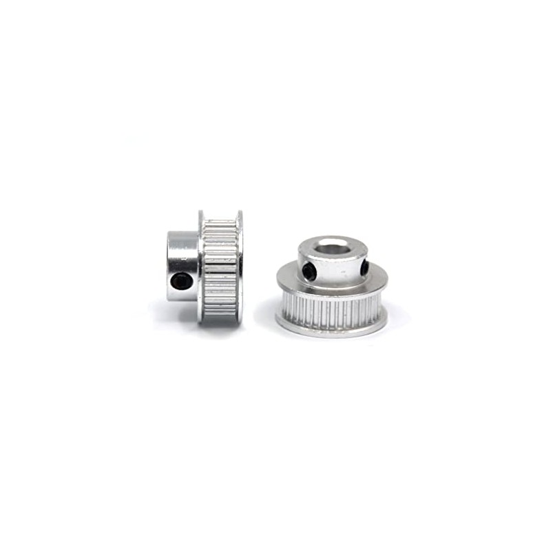 ReliaBot 2PCs Aluminum 2GT Timing Pulley 36 Teeth Bore 8mm