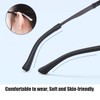 UPIONIC Replacement Glasses End Tips, Anti-Slip Silicone Ear Sock Pieces