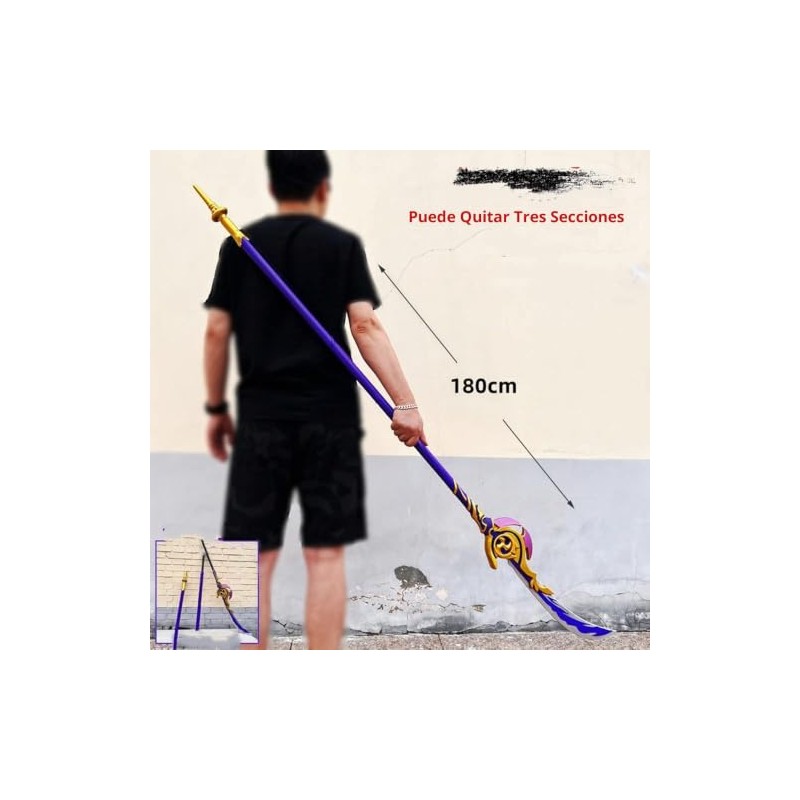 damdos Halloween Prop Impact Cosplay Swords, Oversized 72" Engulfing Raiden