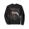Camo American Flag German Shorthaired Pointer 4th Of July Sweatshirt