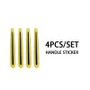 Door Handle Safety Reflective Strips 4PCS Yellow Night Reflective Car
